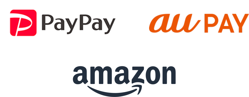 使用できる送金先のロゴ